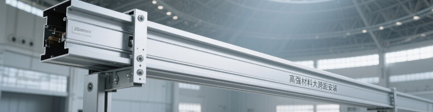 高強材料，大跨距安裝